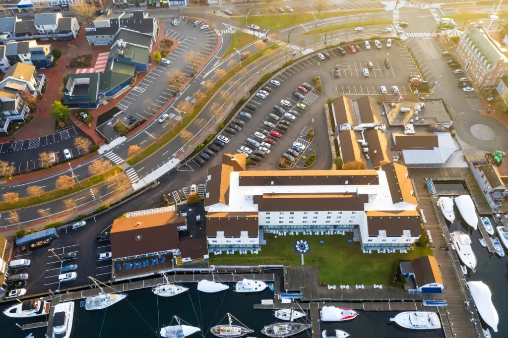 Newport Harbor Hotel and Marina is one of the best hotels on the water in Newport.