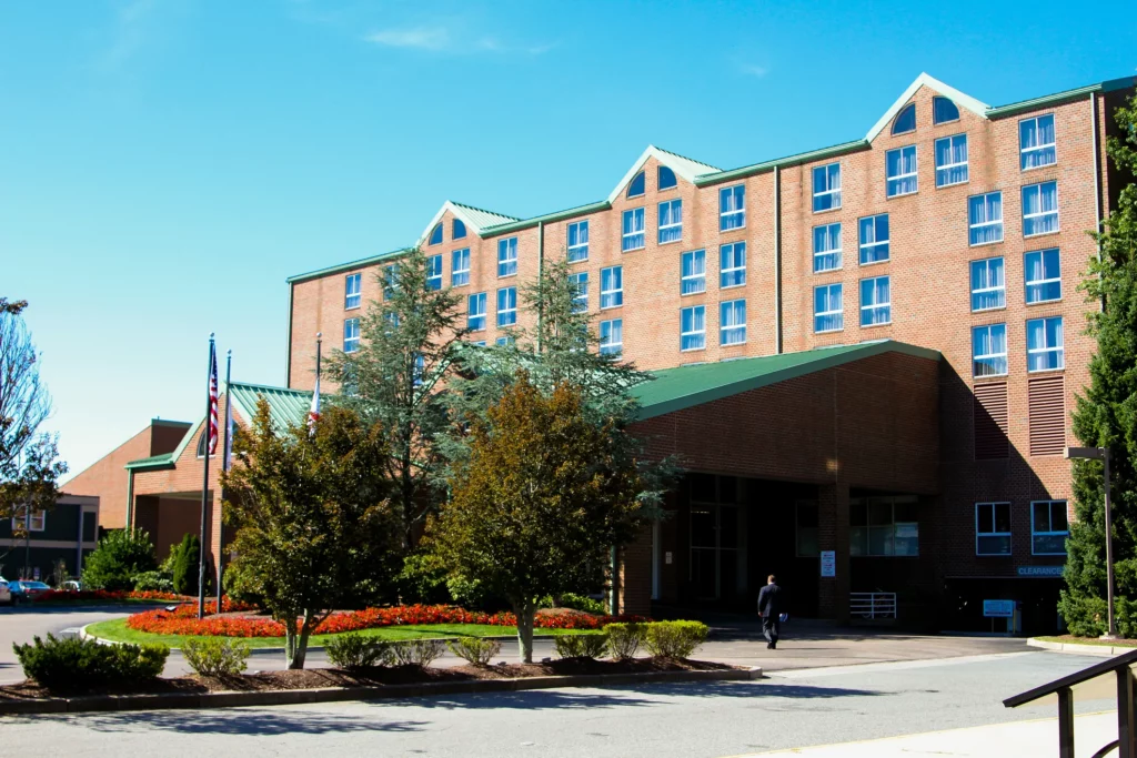 The Newport Marriott in Newport, RI. One of the best hotels with a pool in Newport.