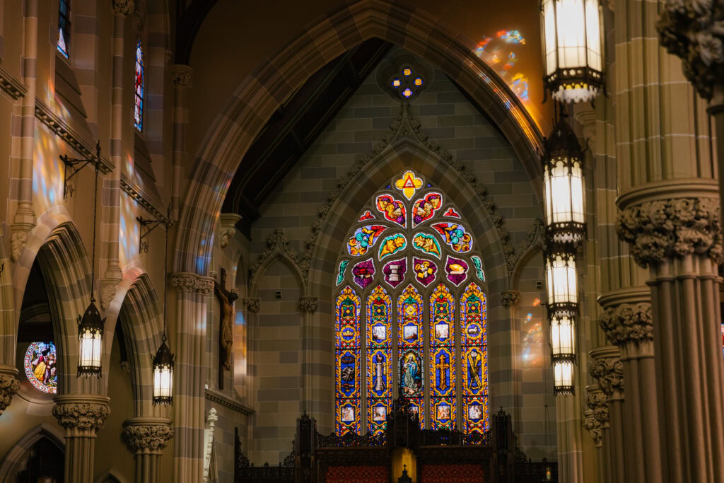 St. Mary's Church in the heart of Newport