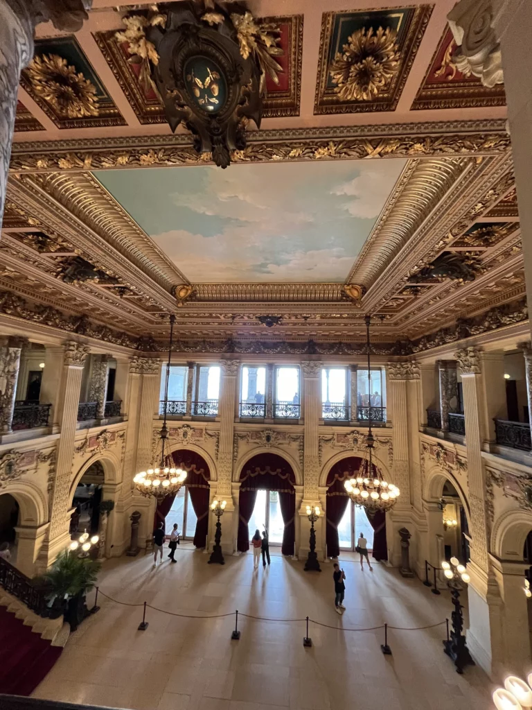 The Great Hall in the Breakers in Newport, RI