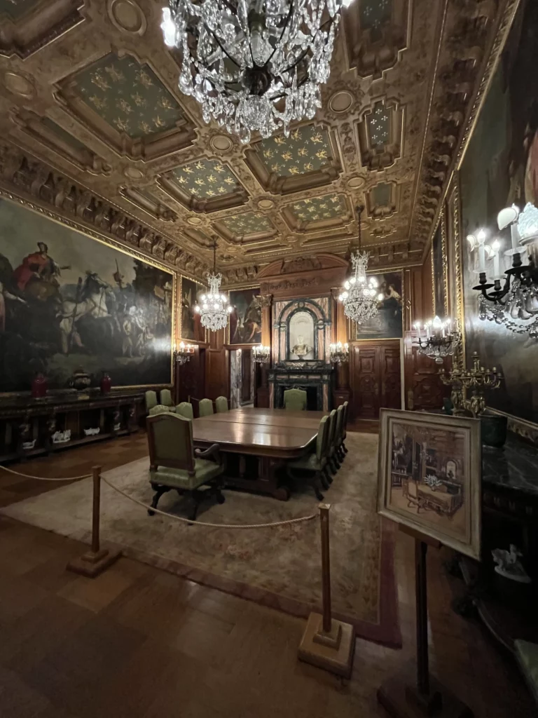 Dining Room at The Elms in Newport, RI.