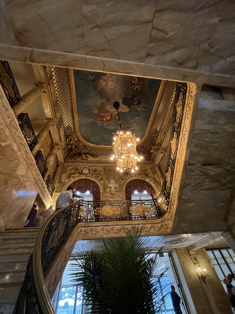 Marble House entrance and Grand Staircase