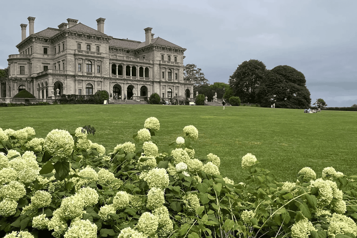 The Back Lawn at The Breakers in Newport, RI