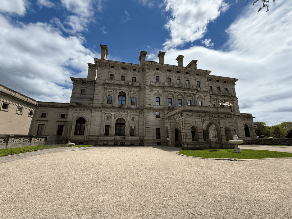 The Exterior of The Breakers in Newport, RI.