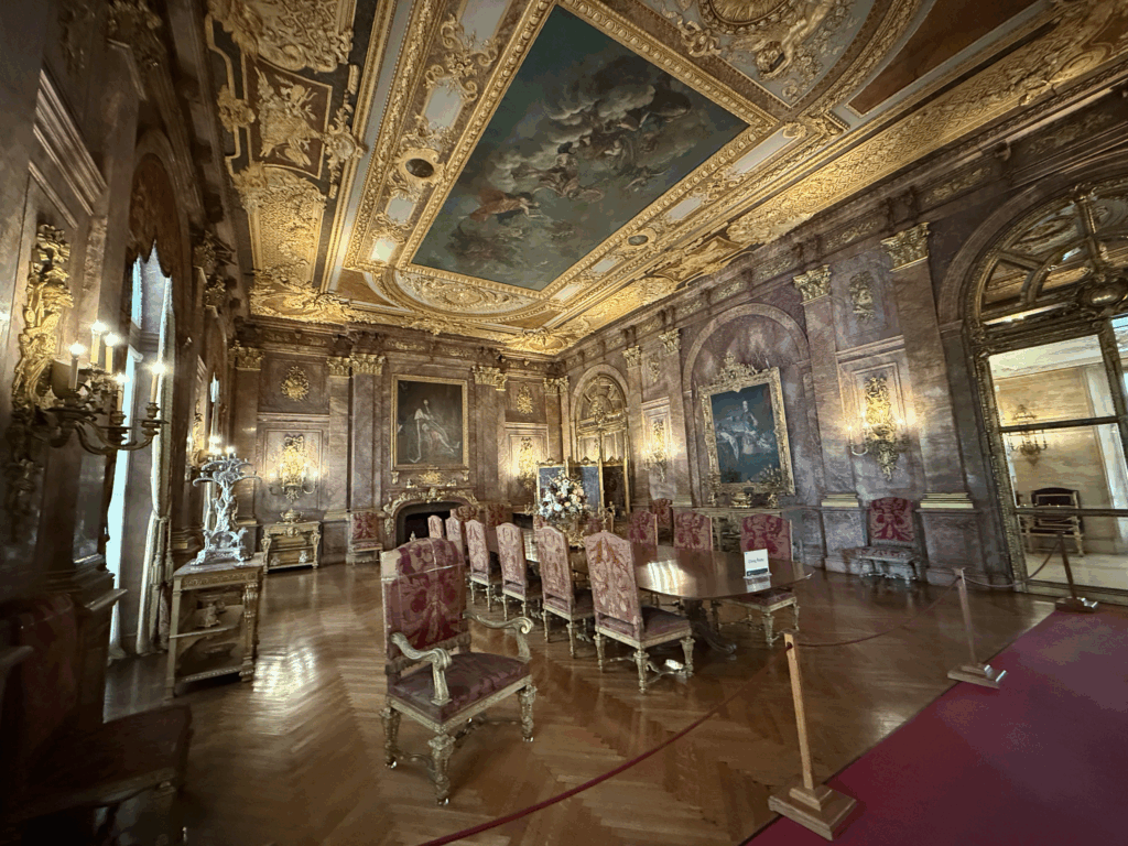 Dining Room at Marble House in Newport, RI