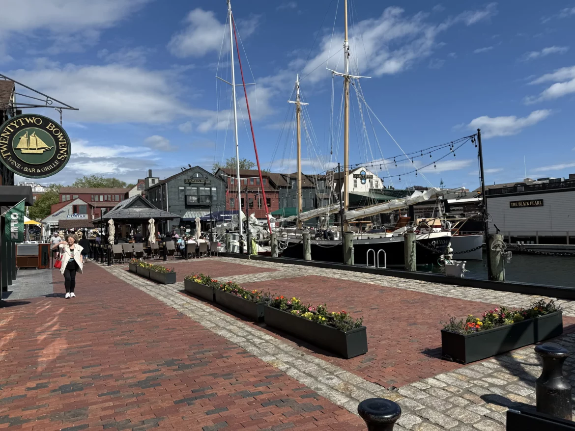 Bowen's Wharf in Newport, RI.