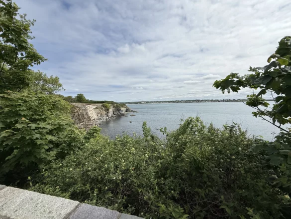 The Cliff Walk in Newport, RI