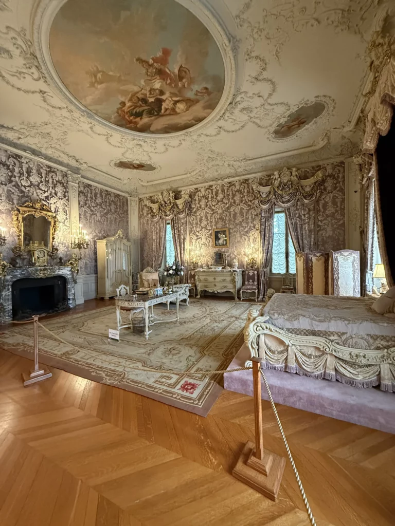 Mrs. Vanderbilt's Bedroom at Marble House in Newport, RI.