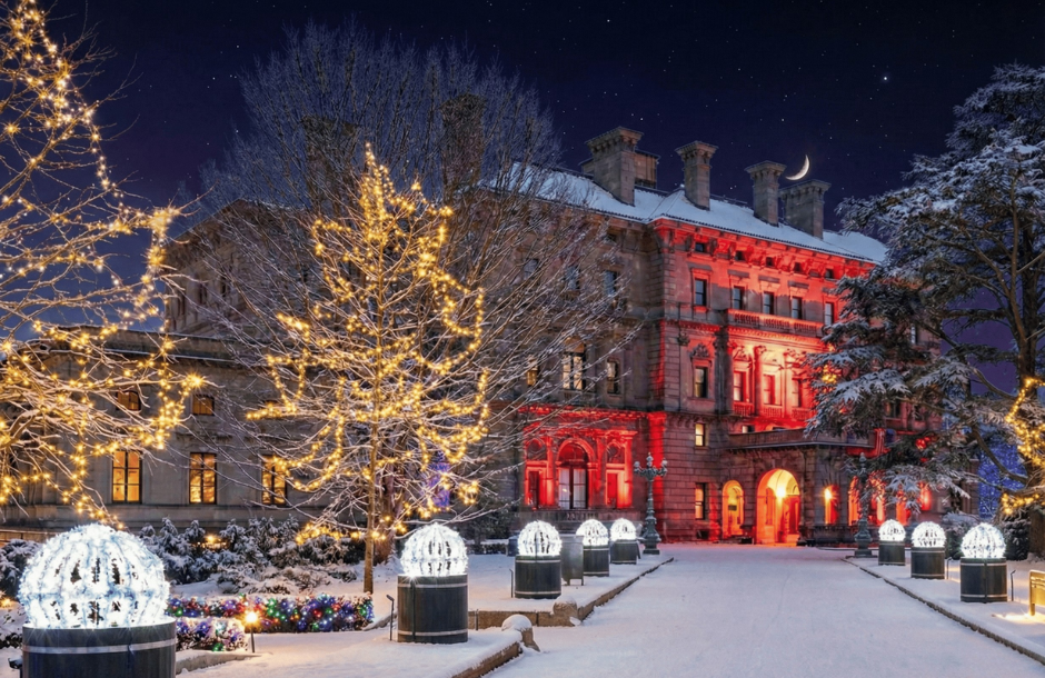 Breakers Sparkling Lights in Newport, RI.